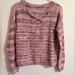 Purple Knitted Sweater